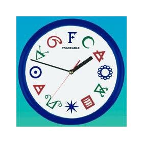 Wall Clock;Traceable;10 in.dia (25cm);0.01-second accuracy;NIST;Inc:Wall mounting screw and battery.
