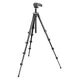 Manfrotto 785B Modo Maxi Stativ (nur 0,98 kg, 4 Ausz�ge, Belastbarkeit bis 1kg, 150,5cm H�he) schwarzvon "Manfrotto"