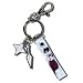 Naruto Shippuden: Tenten Strap and Weapons Charms Key Chain