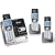 AT&T 5.8GHz DSS 3 Titanium and Metallic Charcoal Handset Answering System (AT72308)