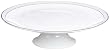 Vera Wang by Wedgwood Pink Duchesse 10.5-Inch Footed Cake Stand