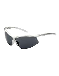 Mens Sports Sunglasses - Golf Baseball - Silver 5010 by SharpShades