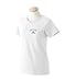 Personalized custom embroidered swimming design on ladies t-shirt