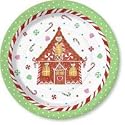 Gingerbread Dreams 8" Christmas Party Plates