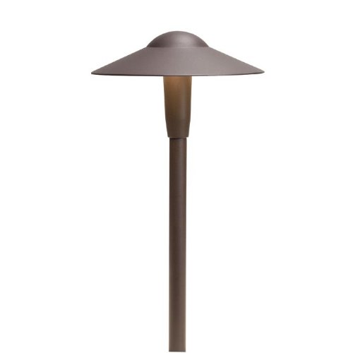 Bronze Finish 15 High LED Landscape Path Light