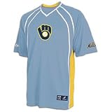 Milwaukee Brewers Cooperstown Impacto V-Neck Jersey