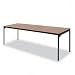 Samson&trade; Series Premium Commercial Table, 96 x 30, Neut. Wood Grain with Steel Legs (SMF36180NWG