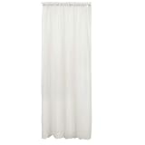 Renaissance Mystic Eyelet Embroidery On 53-Inch by 63-Inch Crushed Voile Panel, White