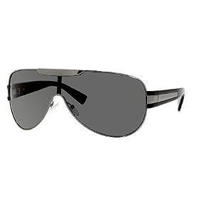 GIORGIO ARMANI 599 GA 599/S VHV SILVER METAL AVIATOR SUNGLASSES