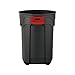 Suncast Commercial 44 Gallon Resin Utility Trash Can, Black