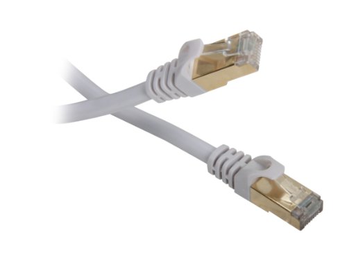Rosewill 7-Feet Cat 7 Shielded Twisted Pair Networking Cable - White (RCNC-11059)