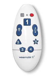 weemote X TV Remote Control, White