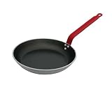 Review De Buyer  / De Buyer, Aluminium, Round Non Stick Frypan, Red Handle, 24x3,5 cm