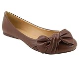 Pleated Bow Flat