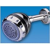Chrome 5 Spray Sunbeam Shower Water Filter Head with Massage Chrome 5 Spray Sunbeam Shower Water Filter Head with Massage
