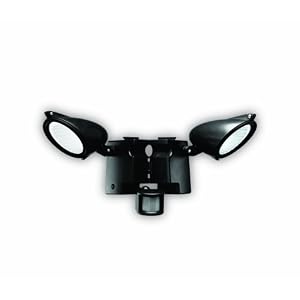 Smart Solar/Smart Solar 3170WRM1 Solar Motion Security Light. 10 LED Dual head. Black