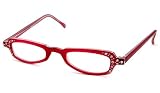 Calabria Readers Crystal Readers Reading Glasses - Dazzle III - Cabernet / DAZZLE III CABERNET RED +1.50