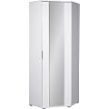 Eckkleiderschrank Treviso 3017-84 - Wei�/Front Hochglanz