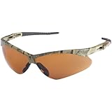 Jackson Safety 19644 V30 Nemesis Safety Glasses, Bronze Lenses with Camo Frame