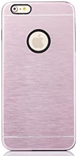 Tat2 - iPhone 6 Plus Case Misty Rose Aluminium and Soft Silicone Protection - Slim Fit Case - Stylish and Cool iPhone 6 Plus Cases with Dual Layer Protection - Resistant Non Slip Case and Firm Grip for Your Apple Phone - Get It Now!! - For iPhone 6 Plus (5.5) (Misty Rose)