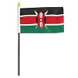 Kenya Flag 4 x 6 inch