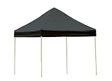 ShelterLogic 10x10 Straight Leg Popup Canopy with Roller Bag (Black)