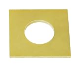 Non-Metallic Flat Washer, Fiberglass, Square Shape, USA Made, 5/8