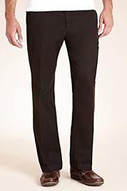 Blue Harbour SupimaÃ‚Â® Cotton Rich Flat Front Chinos with Wool