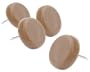 PVC Chair Leg Glides 1"