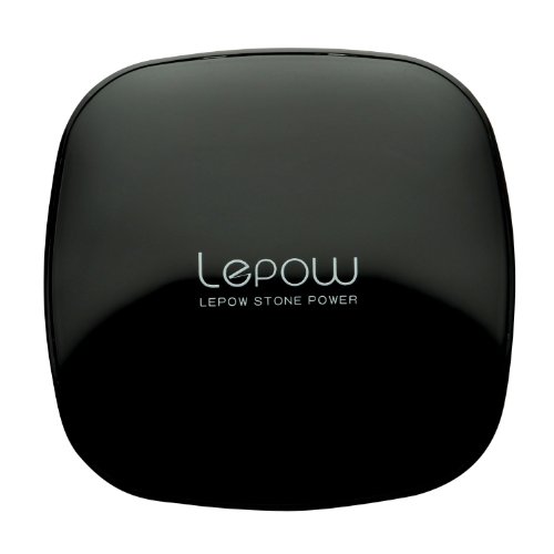 Lepow 3000mAh (Dual USB Output 0.5A/1.2A ) Backup External Battery Pack Charger High Capacity Power Bank Charger Rechargeable Charger for iPhone 5 4S 4 3GS 3G, iPod; Android Smartphones: HTC Sensation / Samsung Galaxy S3, S2, Samsung Galaxy Series Smartphones / Motorolaoid / LG Optimums, PSP, MP3 MP4 MP5 Players, Digital Cameras, DV Recorders, PSP, Nintendo DS, Kindle Fire, Kindle Touch, Nook Color, Many More Devices LED Indicators Black