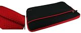 rooCASE Super Bubble Neoprene (Red / Black) Sleeve Case for Apple MacBook Pro MC374LL/A MC375LL/A 13.3-Inch Laptop