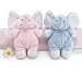 Baby Buddy the Elephant-7" BLUE Plush Rattle
