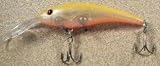 JLVLures JLV Lures Curved Minnow Freshwater Diver Glow Yellow : Walleye Sauger Pike Bass Steelhead Crankbait Deep Troll Tantalizing Curve Body Wobble Kicking Rattle Rattling Trolling Casting Cast Treble Bronze Hook Darting Structure Fishing Gravel Bottom Rock Stump