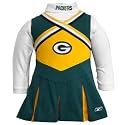 Green Bay Packers Toddler Girls Two-Piece Cheerleader Dress by Reebok