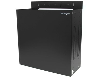 See NEW - 4U 19IN STEEL HORIZONTAL WALL MOUNTABLE SERVER RACK - RK419WALVO