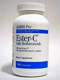 MMS Pro Ester C with Bioflavonoids, 550 mg - 180 Tablets
