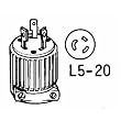 Cooper Wiring L520PBOX Heavy-Duty Locking Plug