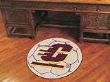 Central Michigan Chippewas Soccer Ball Mat