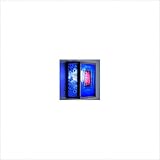 IMAGE OF FN3 Wall Sconce with Three Magic Art Glass Panels Bulb Type: Fluorescent, Glass: Zinfandel