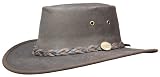 BARMAH HATS 1018 KANGAROO LEATHER IRONSTONE
