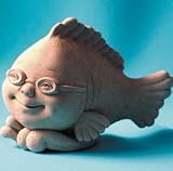 Cast Stone SPLASH Fish COLLECTIBLE WALL PLAQUE Outdoor Indoor SCULPTURE