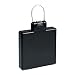 MMF Industries Mobile Security ICASE with Liner Combination Lock, 5 5/8 x 5 7/8 x 1 1/4 Inches, Black(2648304)