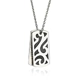 titanium mens necklace LH MEN Tribal Large Tribal D