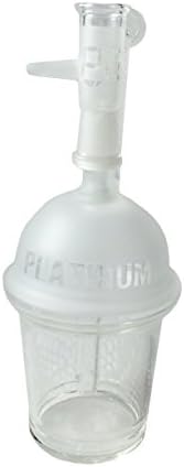 Platinum Glass 14mm Etched Slurpee Cup Oil Rig