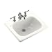KOHLER K-1357-GLA-0 Devonshire 5-Foot BubbleMassage Bath, White