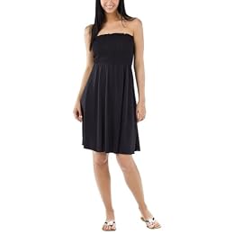 Juniors' Xhilaration Smocked Top Dress - Ebony : Target
