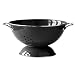 Premier Housewares 23 cm Retro Enamel Colander, Black