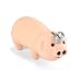 Unique Funny Animated Snort Pig Hog Shape Cigarette Cigar Smoking Pipe Refillable Butane Double Flame Pocket Lighter