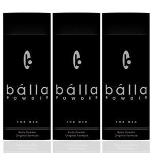 Balla Powder Talc for Men - 3 Pack