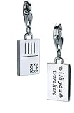 Wish You Were Here Sterling Silver Diamond Charm By Hot Diamonds